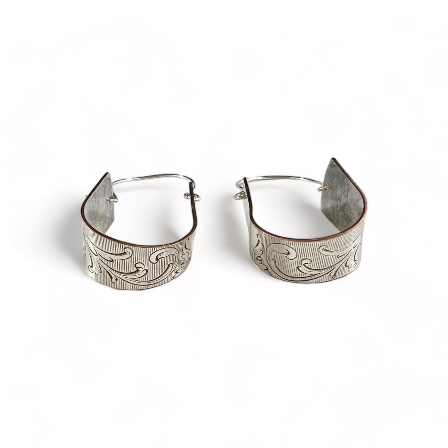 Silver Hoop Earrings
