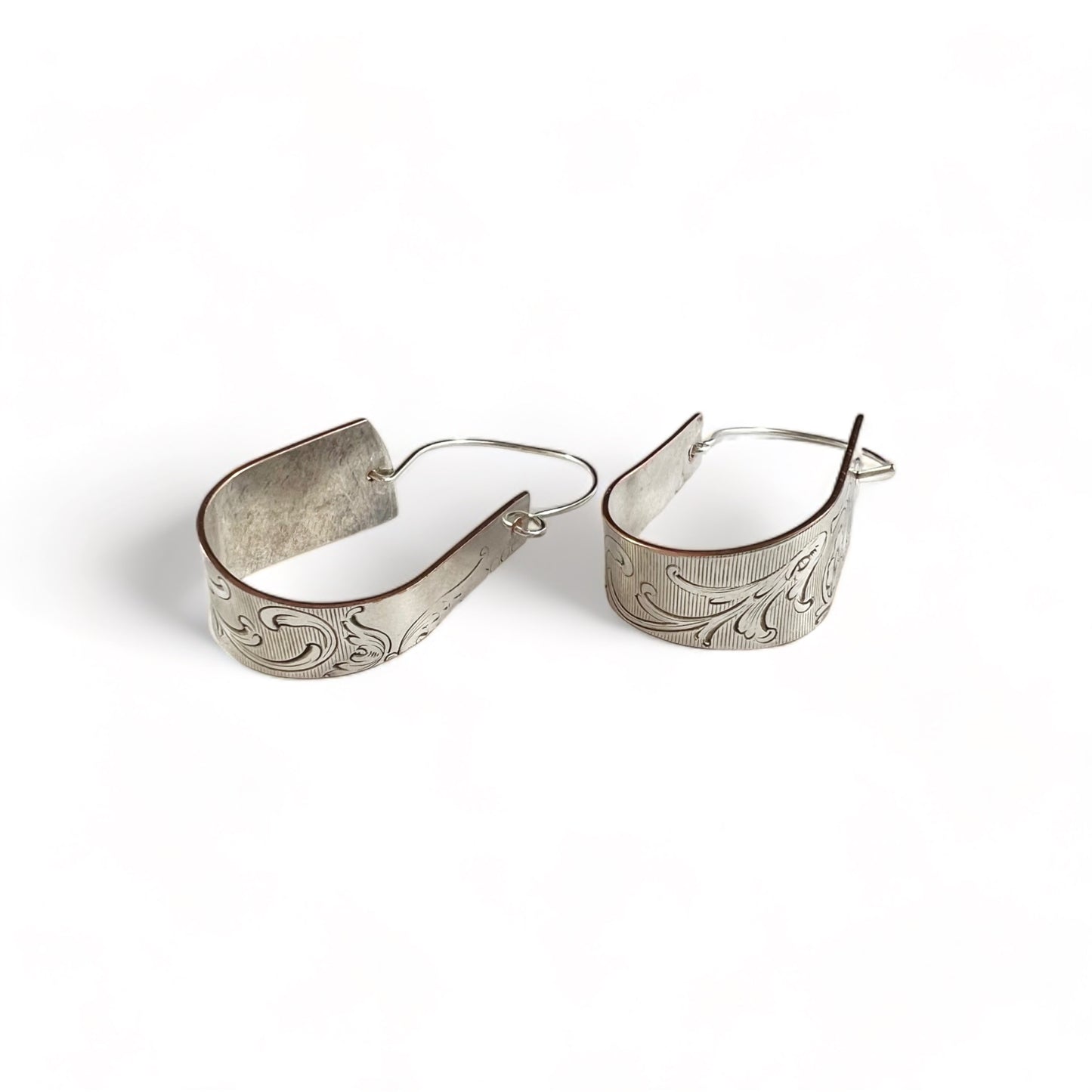Silver Hoop Earrings