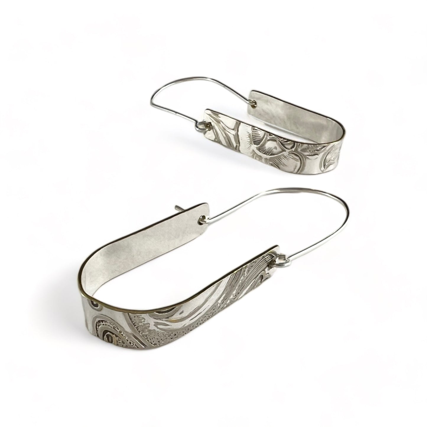 Silver Hoop Earrings