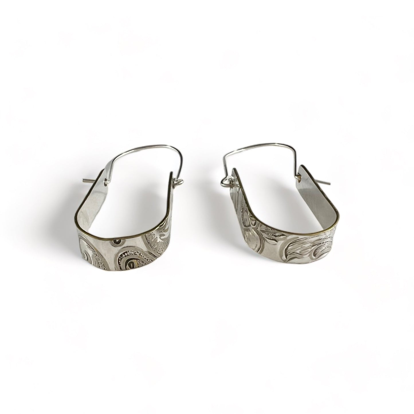 Silver Hoop Earrings