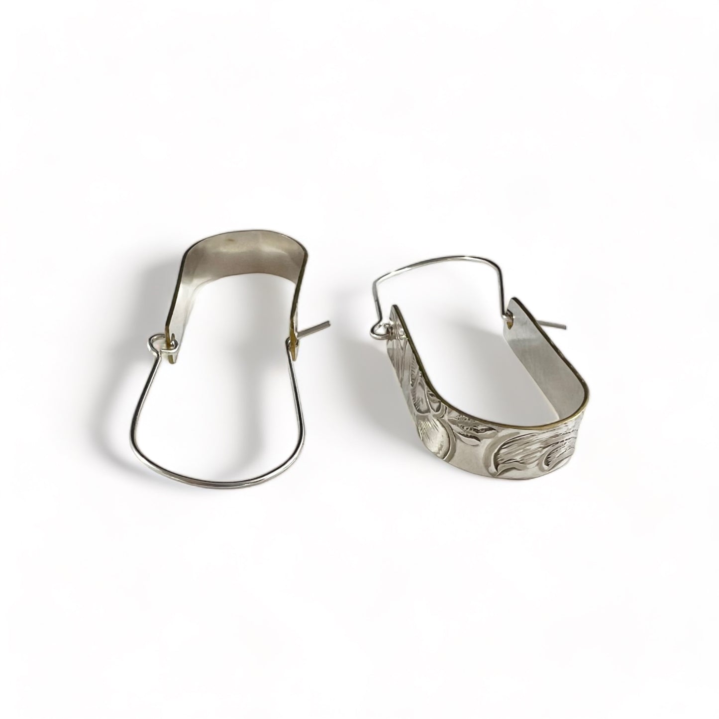 Silver Hoop Earrings