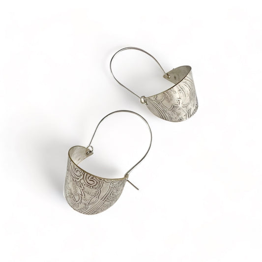 Silver Hoop Earrings