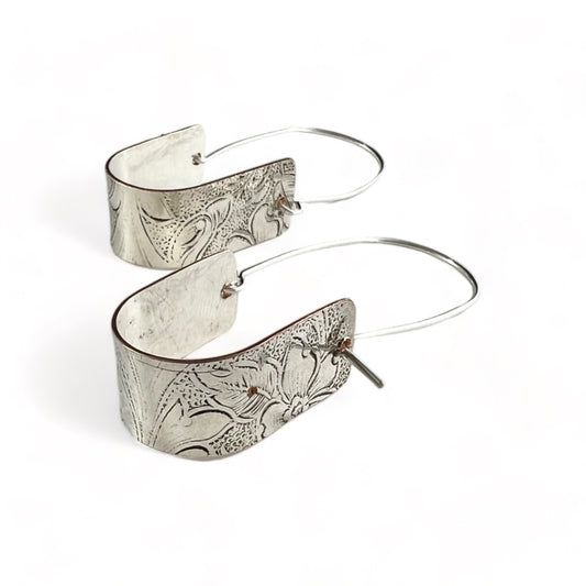 Silver Hoop Earrings