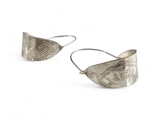 Silver Hoop Earrings
