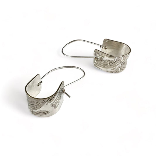 Silver Hoop Earrings
