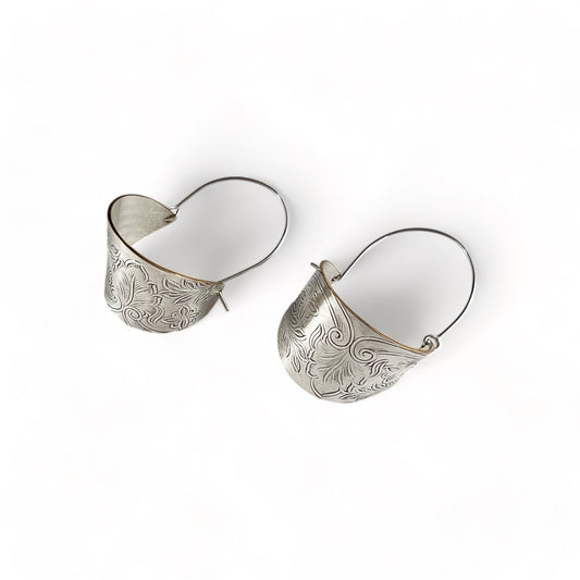 Silver Hoop Earrings