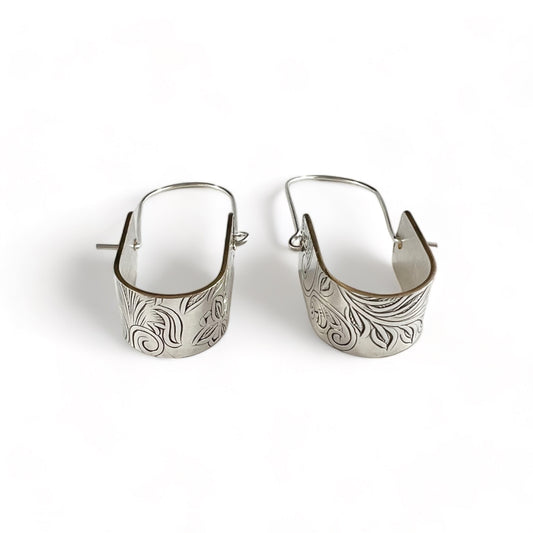 Silver Hoop Earrings