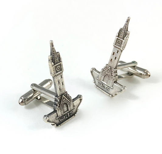Silver Welsh Cufflinks