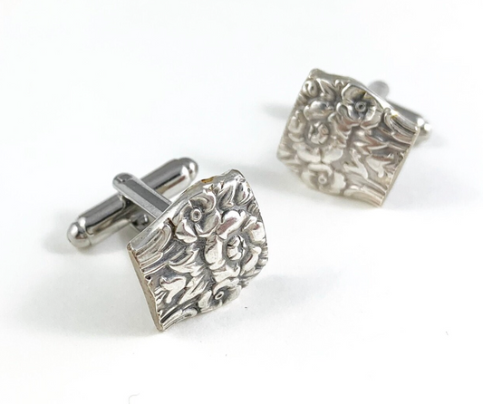 Vintage Silver Spoon Cufflinks