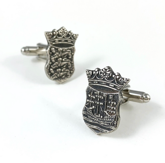 Vintage Silver Nautical Cufflinks
