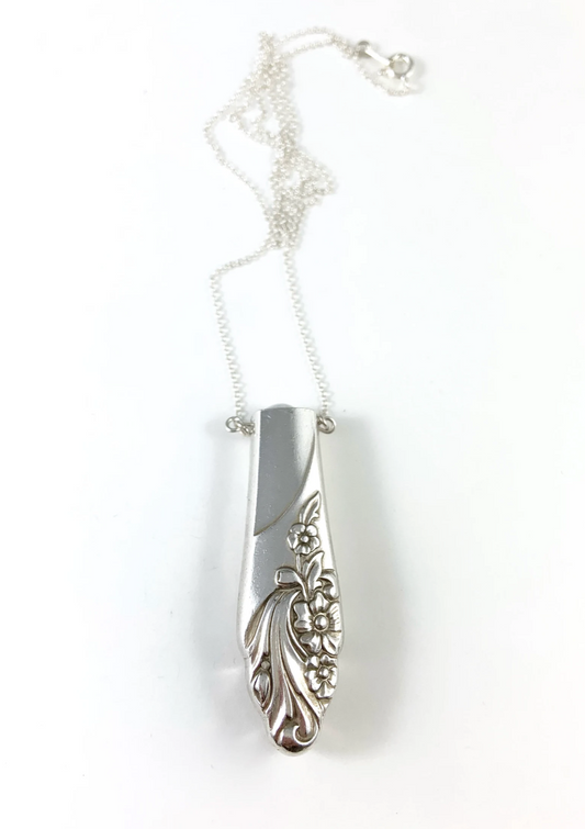 Pearl and Knife Necklace