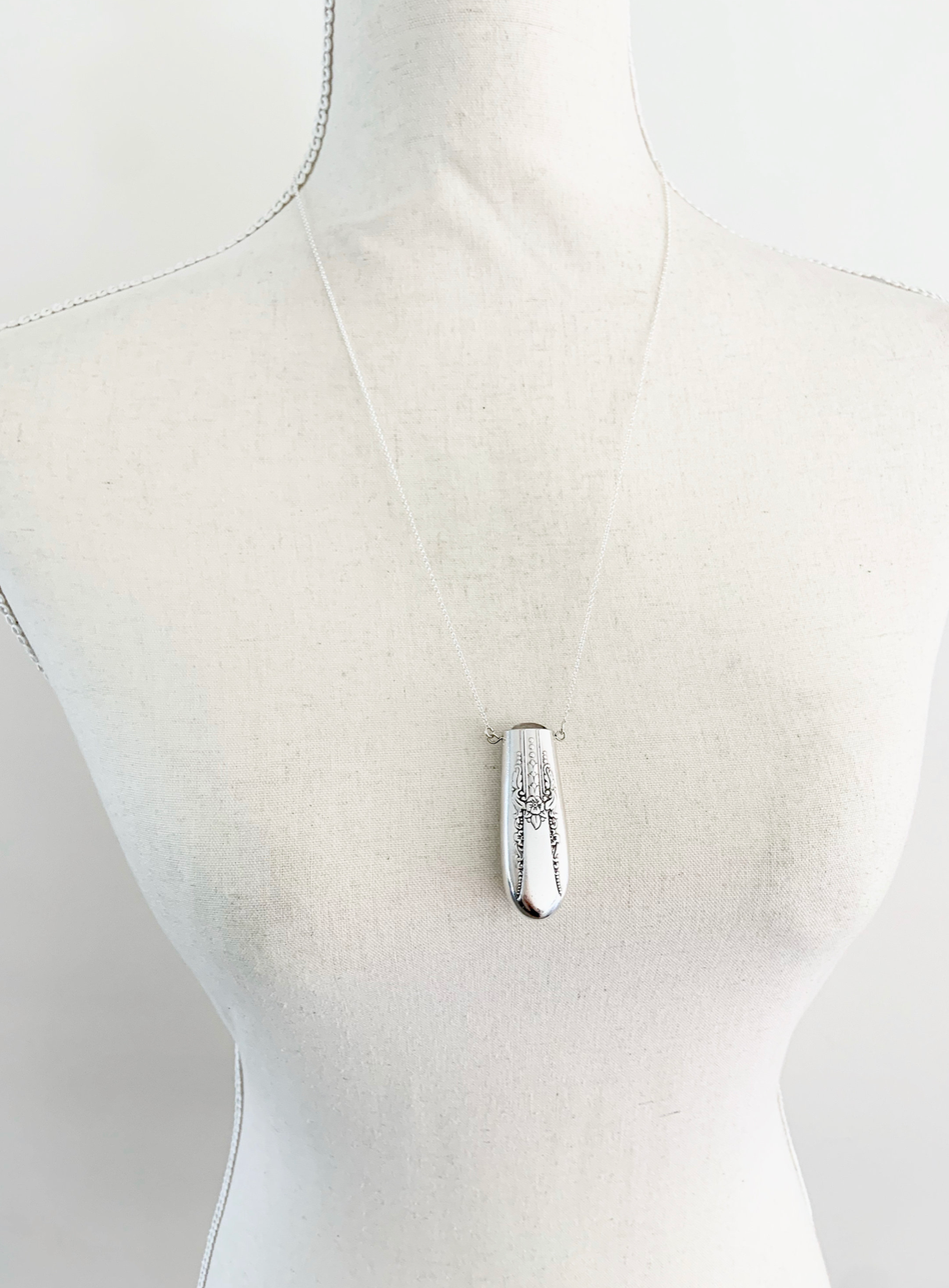 Pearl and Knife Necklace