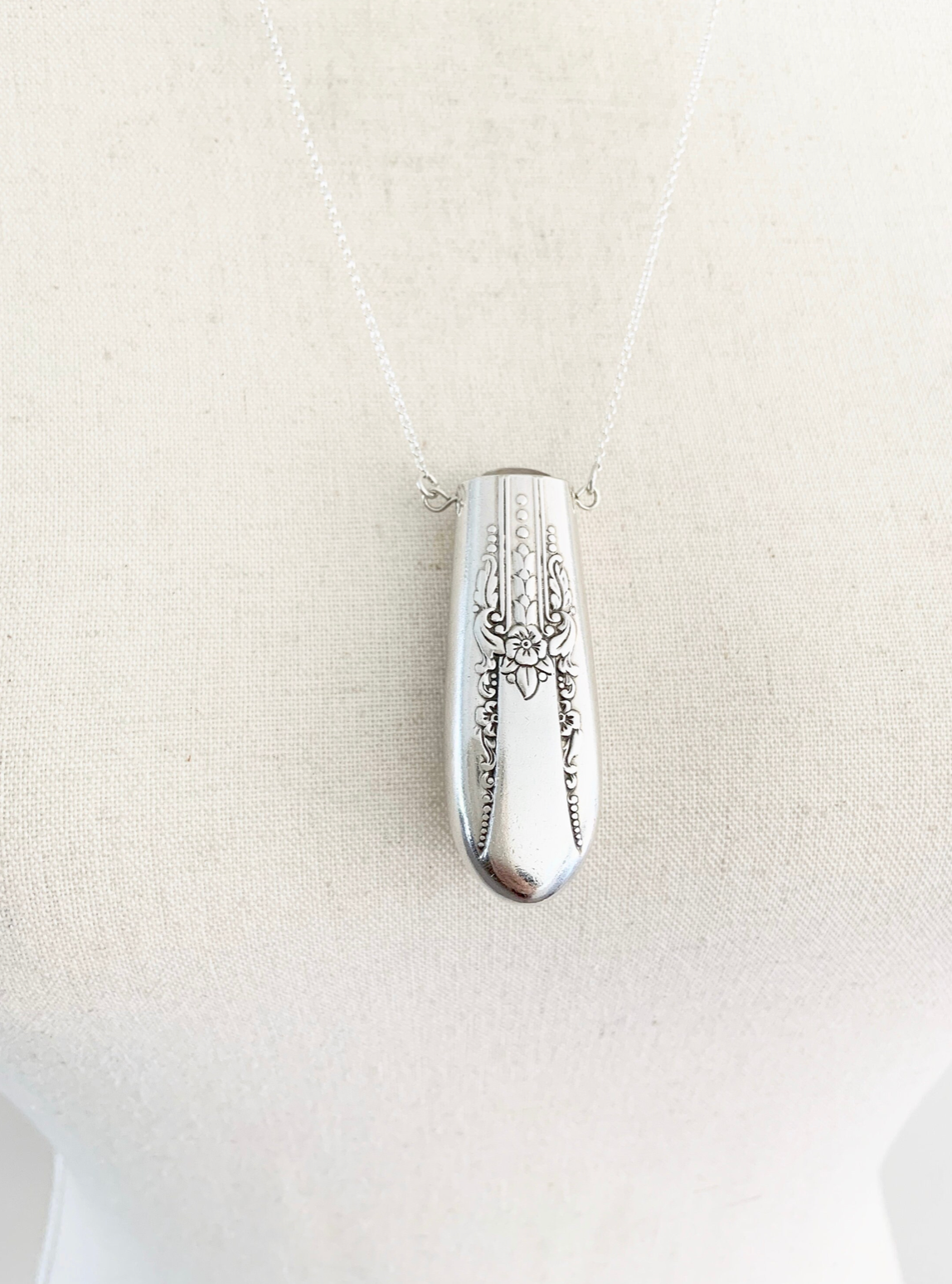 Pearl and Knife Necklace