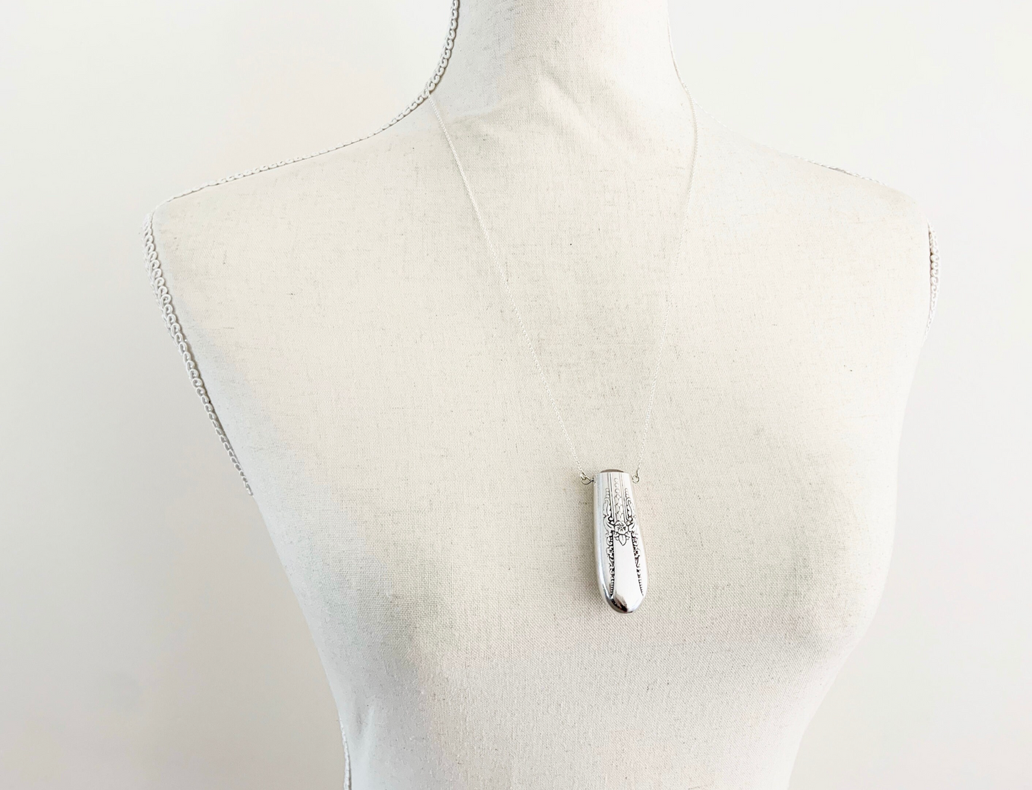Pearl and Knife Necklace