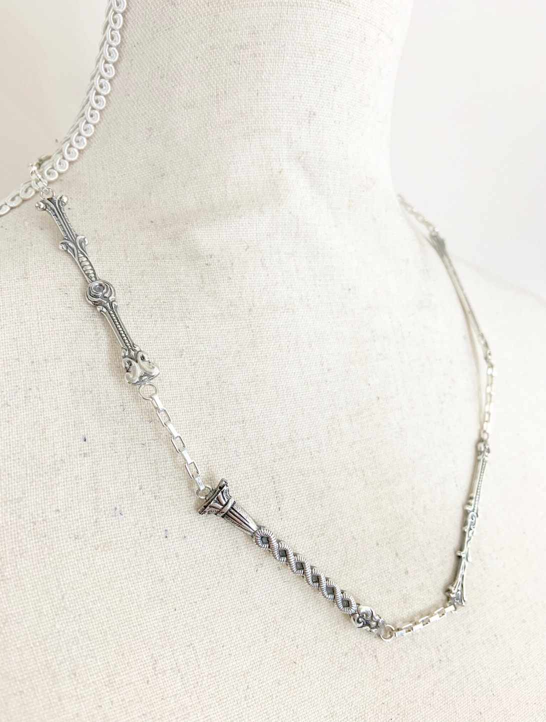 Spoon Handle Chain Necklace