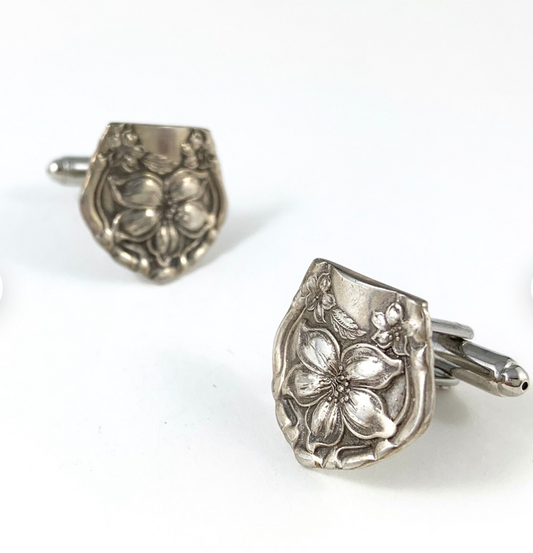 Vintage Silver Spoon Cufflinks