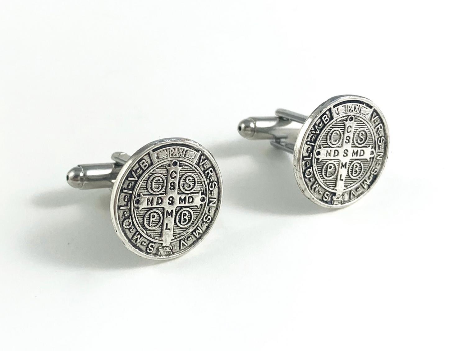 Saint Benedict Medal Cufflinks