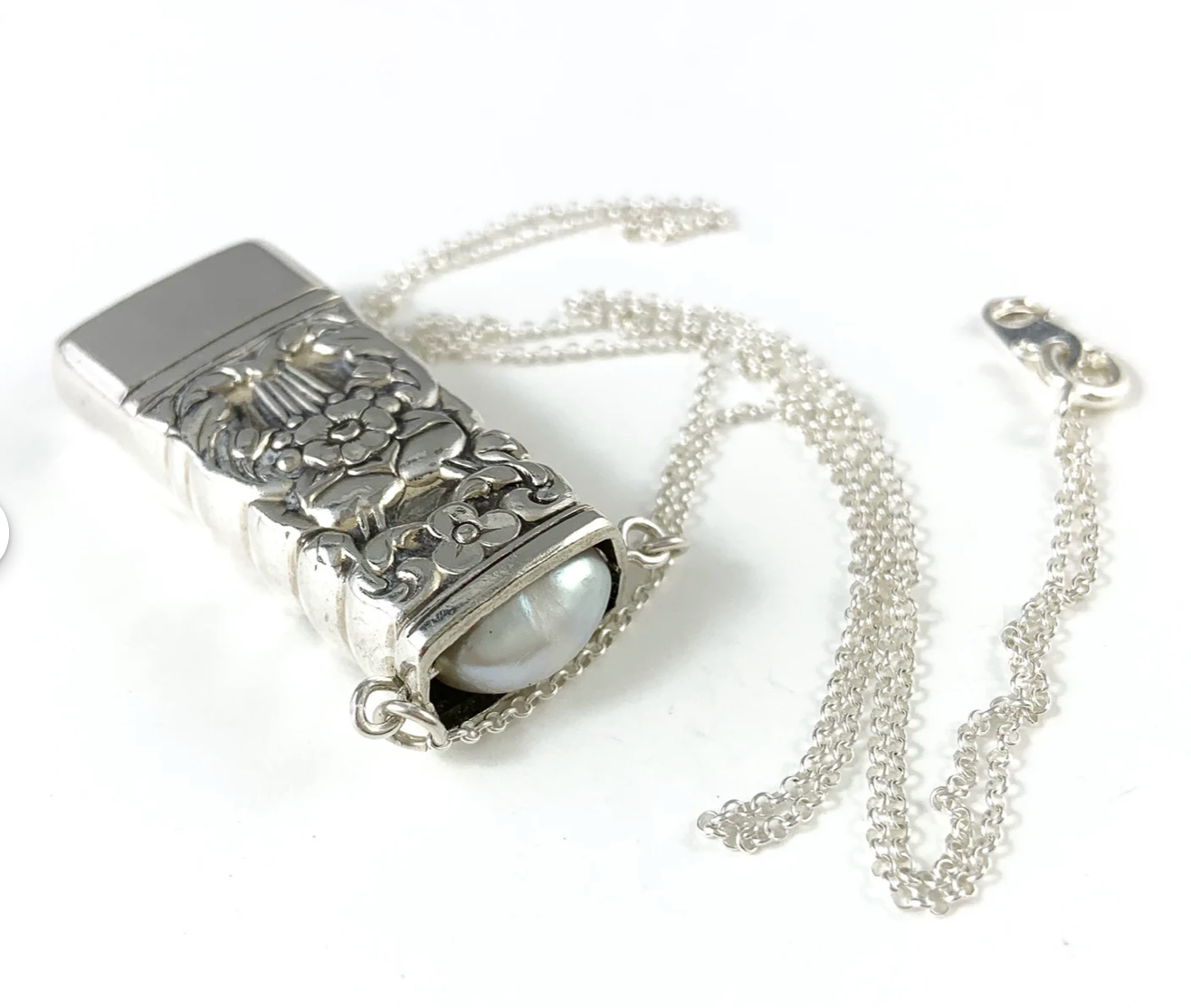Pearl and Knife Necklace
