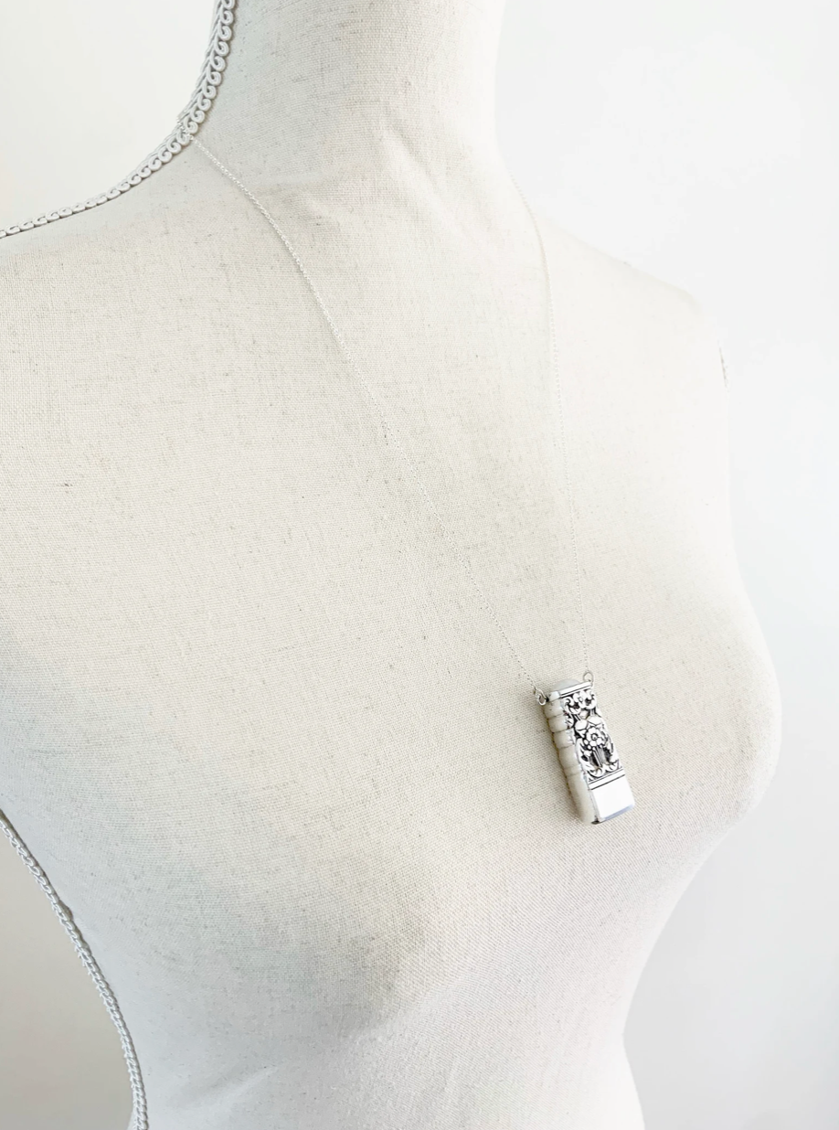 Pearl and Knife Necklace