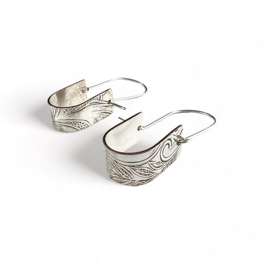 Silver Hoop Earrings